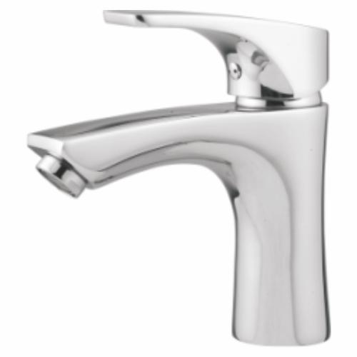 Single Lever Basin Mixer with 450mm Long SS Braided Hose